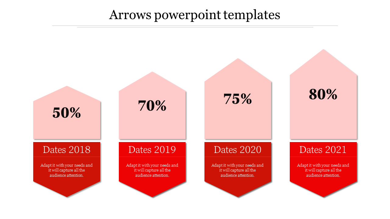 Free - Simple Four Arrows PowerPoint Templates Presentation 